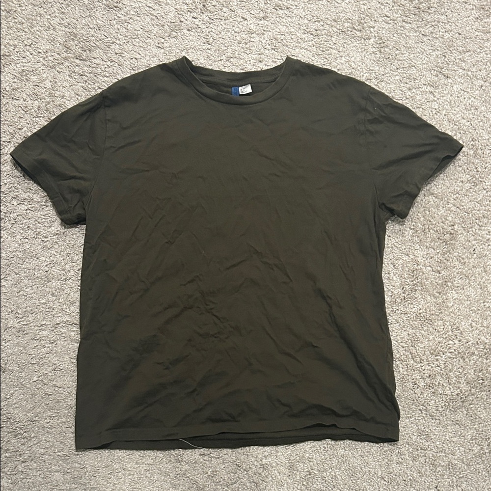 Divided Men's Dark Green Short Sleeve Tee